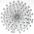 Decoracion 24 in. Silver Acrylic Burst Wall Decor DE2467671